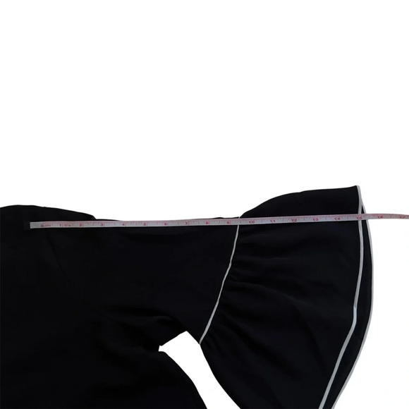 Calvin Klein Cascading Bell Sleeve Blouse - Picture 5 of 6